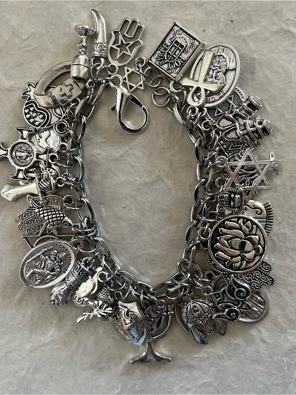 Charm Bracelet Judeo Christian Armor of God Charm Bracelet - Picture 6 of 10